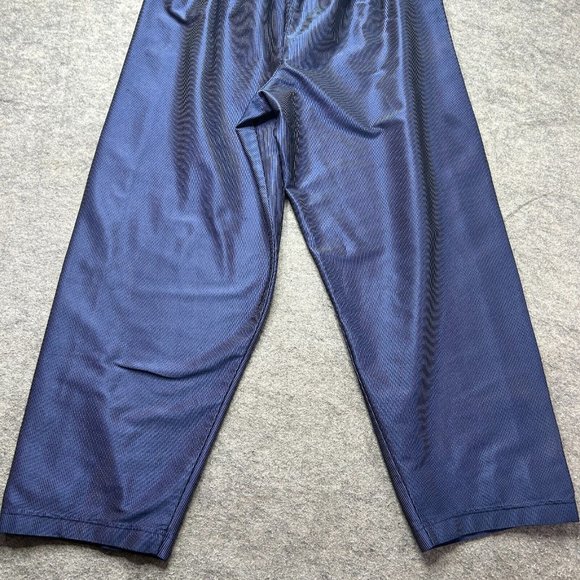 Nike Tear Away Warm Up Track Pants Men XL Blue 29" Relaxed Side Snap Breakaway - Picture 7 of 15